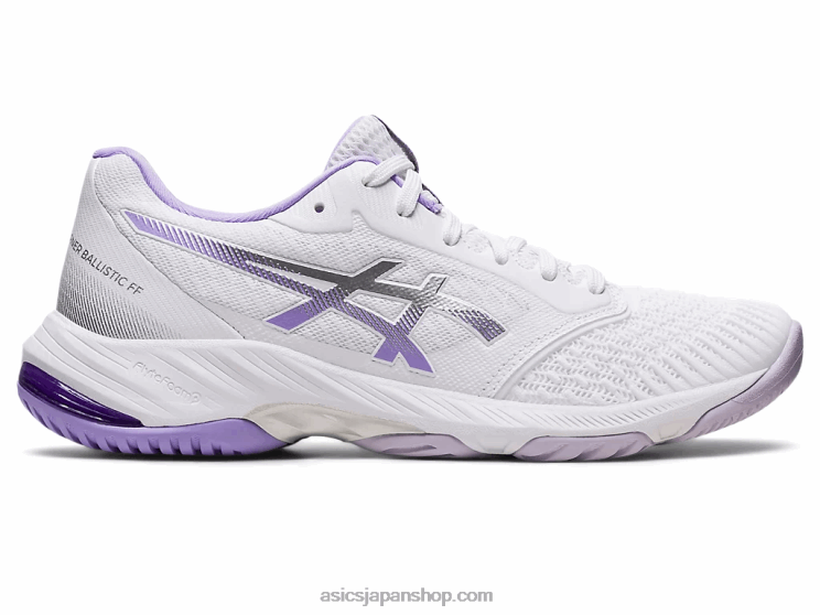 ネットバーナーバリスティックFF3 L20V2580Asics ホワイト/デジタルバイオレット