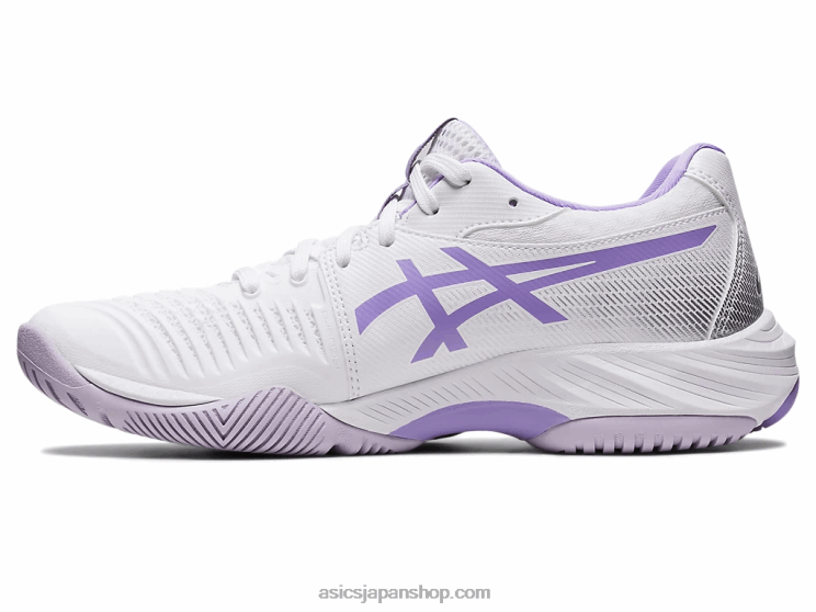 ネットバーナーバリスティックFF3 L20V2580Asics ホワイト/デジタルバイオレット