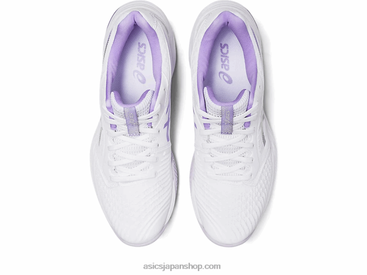 ネットバーナーバリスティックFF3 L20V2580Asics ホワイト/デジタルバイオレット
