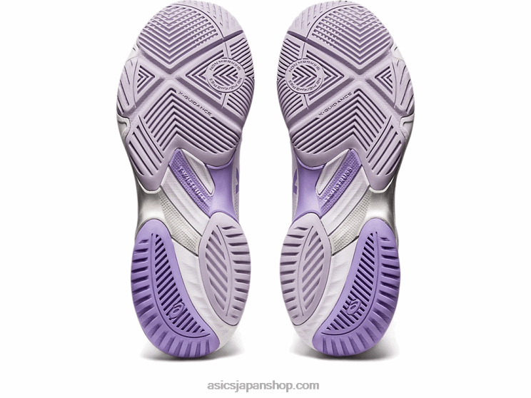 ネットバーナーバリスティックFF3 L20V2580Asics ホワイト/デジタルバイオレット