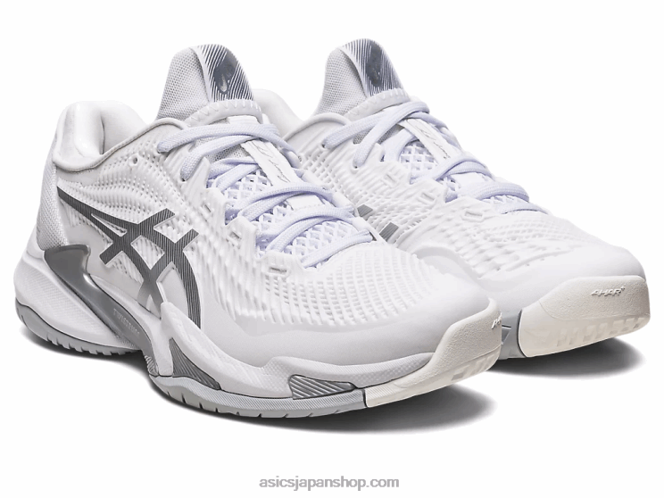 法廷FF3 L20V2587Asics ホワイト/ピュアシルバー