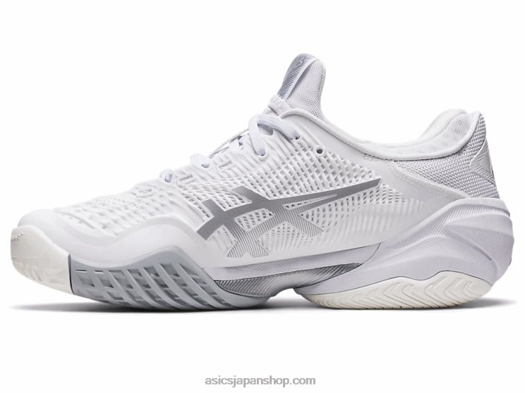 法廷FF3 L20V2587Asics ホワイト/ピュアシルバー