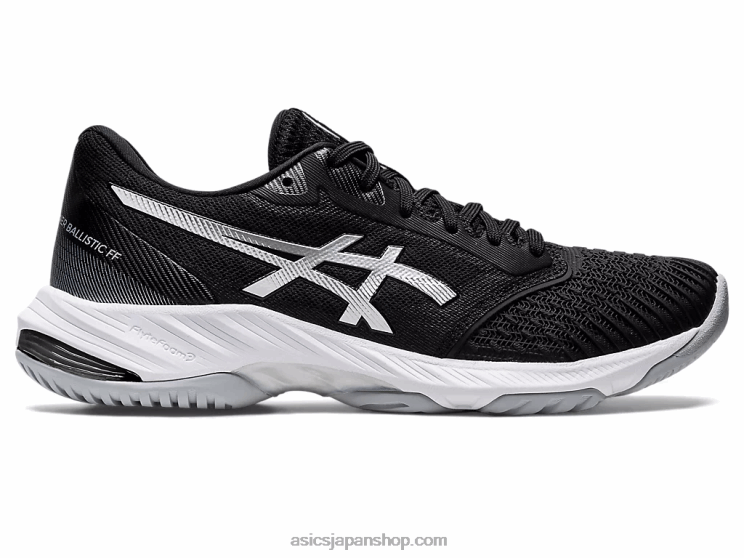ネットバーナーバリスティックFF3 L20V3103Asics ブラック/ピュアシルバー