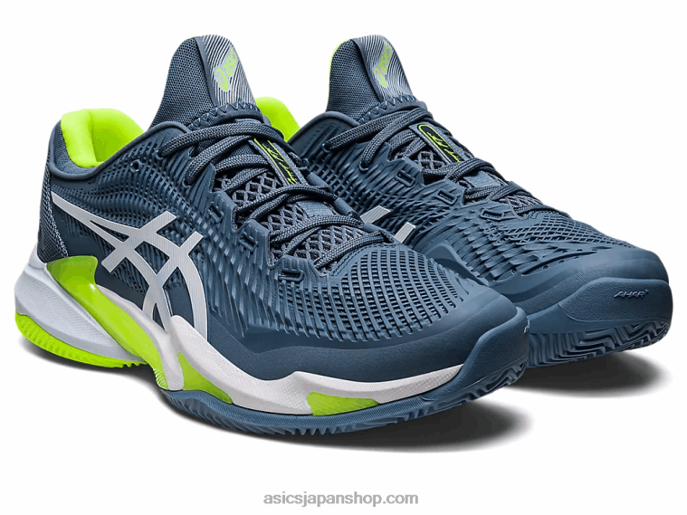 コートFF3クレー L20V352 Asicsスチールブルー/ホワイト