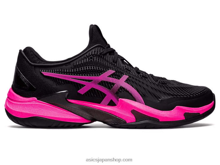 法廷FF3 L20V47Asics ブラック/ホットピンク