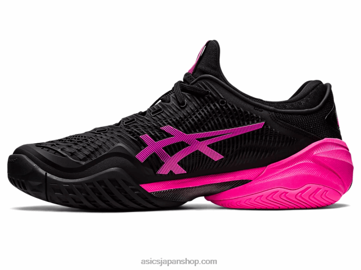 法廷FF3 L20V47Asics ブラック/ホットピンク