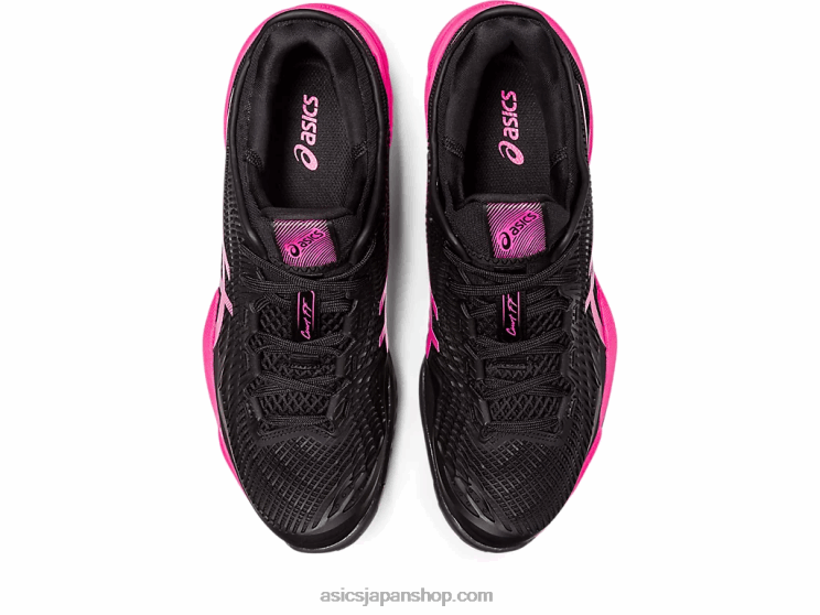 法廷FF3 L20V47Asics ブラック/ホットピンク