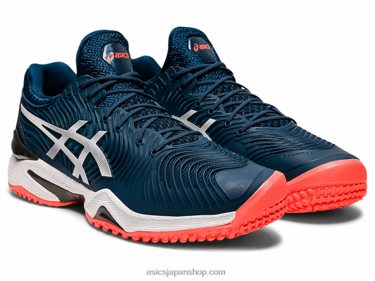法廷FF 2 OC L20V1236Asics マコブルー/ホワイト