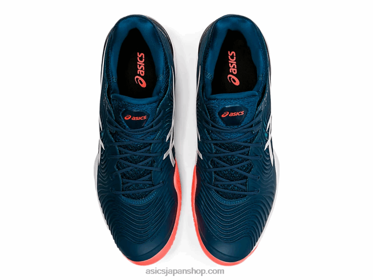 法廷FF 2 OC L20V1236Asics マコブルー/ホワイト