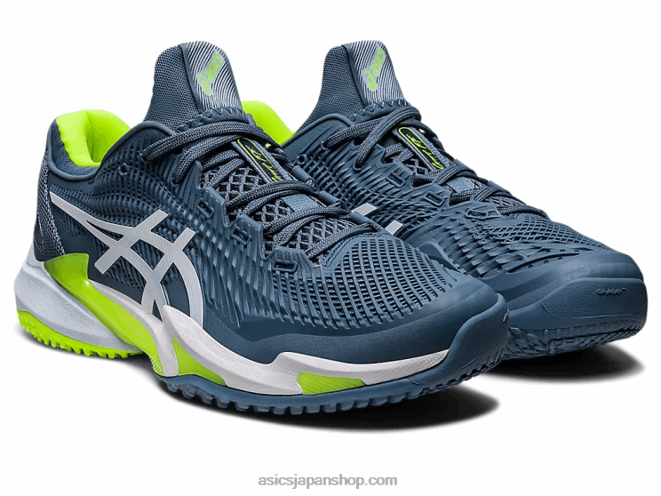 法廷FF 3 OC L20V546Asics スチールブルー/ホワイト
