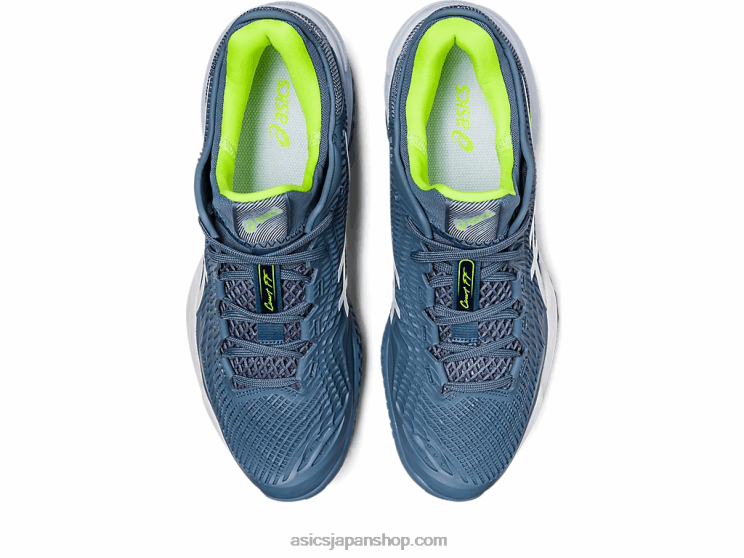 法廷FF 3 OC L20V546Asics スチールブルー/ホワイト