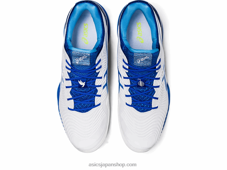コートFFノバク・クレイ L20V1003Asics ホワイト/マグロブルー