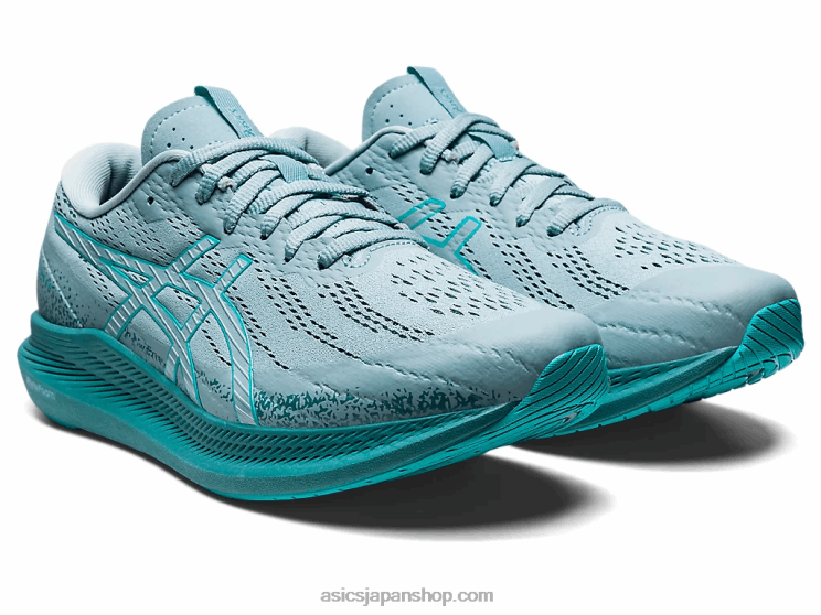 ウォークライドFF L20V2656Asics スモークブルー/シーグラス