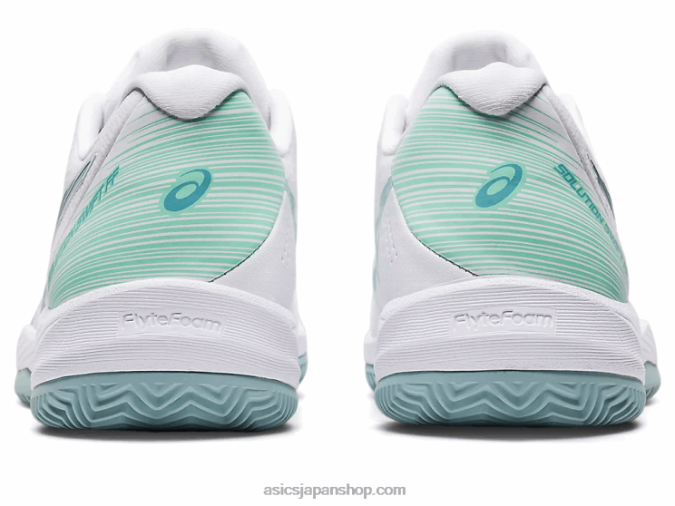 ソリューションスウィフトFFクレイ L20V3175Asics ホワイト/スモークブルー