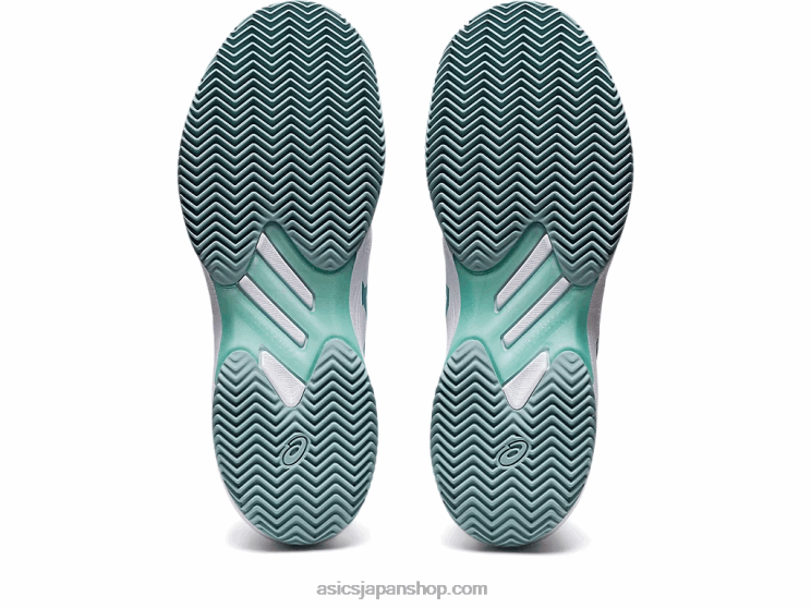 ソリューションスウィフトFFクレイ L20V3175Asics ホワイト/スモークブルー