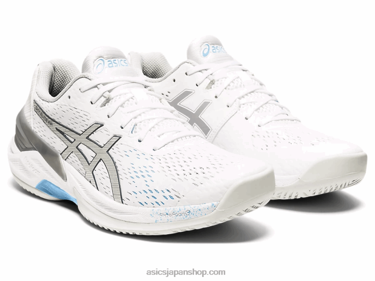 スカイエリートFF L20V3531Asics ホワイト/ピュアシルバー