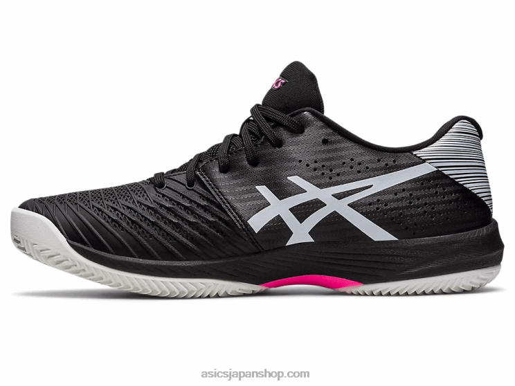 ソリューションスウィフトFFクレイ L20V537Asics ブラック/ホットピンク
