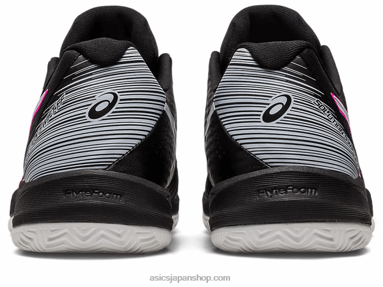 ソリューションスウィフトFFクレイ L20V537Asics ブラック/ホットピンク