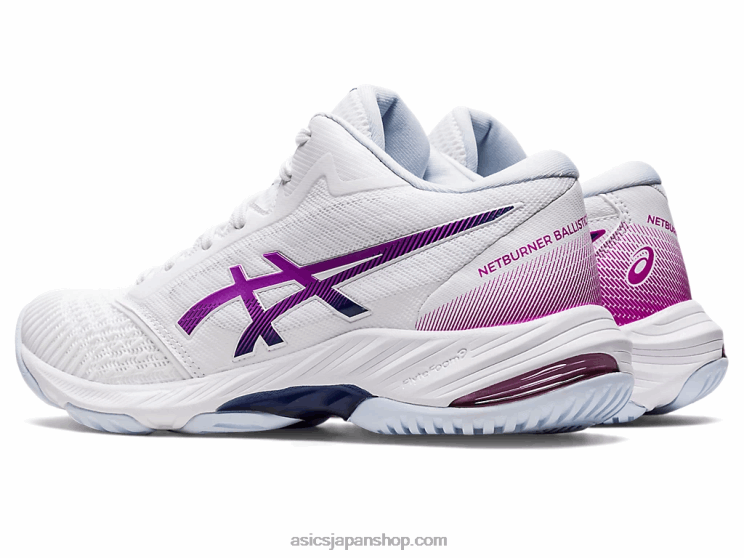 ネットバーナー バリスティック FF MT 3 L20V3100Asics ホワイト/オーキッド