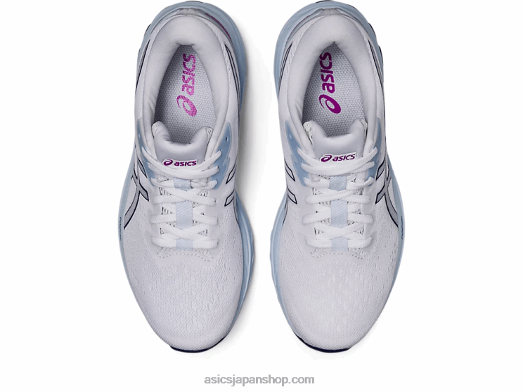 GT-1000 11ワイド L20V2878Asics ホワイト/ダイブブルー