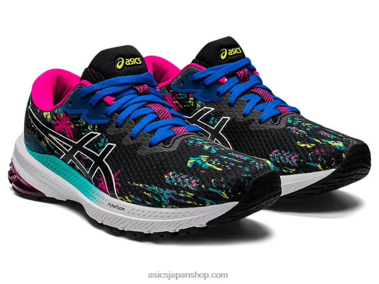 GT-1000 11 L20V3204Asics ブラック/ピンクグロ