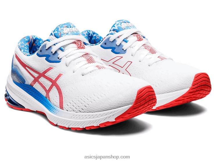 GT-1000 11 L20V3210Asics ホワイト/エレクトリックレッド