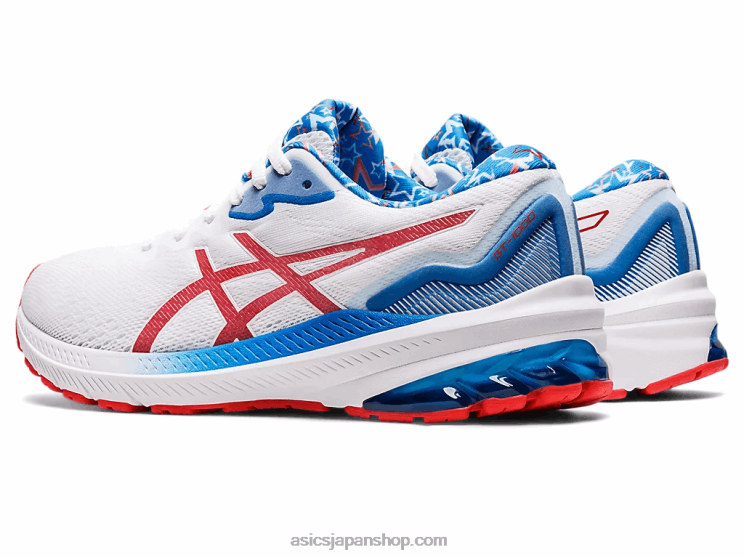 GT-1000 11 L20V3210Asics ホワイト/エレクトリックレッド