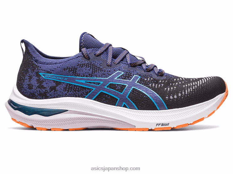 GT-2000 11mkニット L20V117Asics ブラック/インディゴブルー