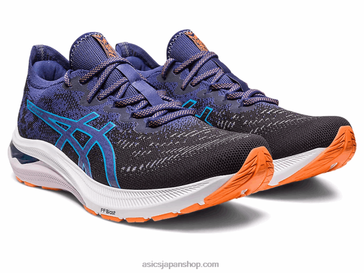 GT-2000 11mkニット L20V117Asics ブラック/インディゴブルー