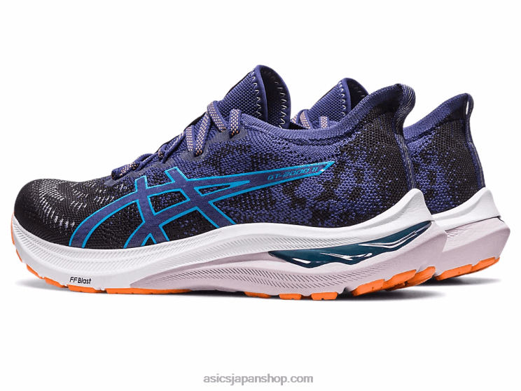 GT-2000 11mkニット L20V117Asics ブラック/インディゴブルー