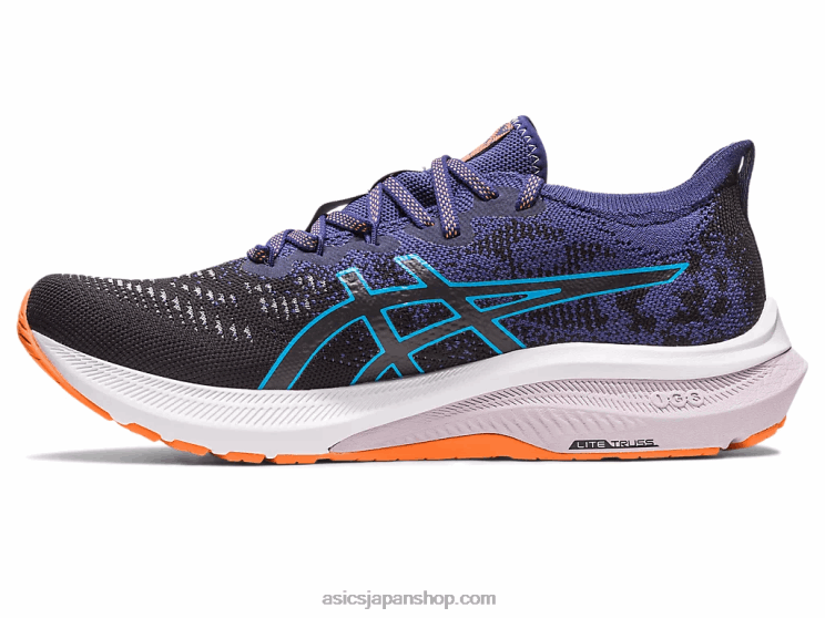 GT-2000 11mkニット L20V117Asics ブラック/インディゴブルー