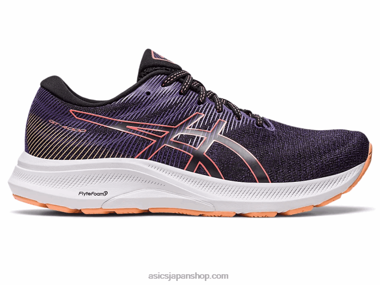 GT-4000 3ワイド L20V2574Asics ブラック/パパイヤ
