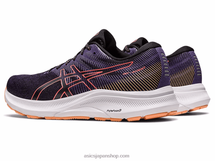 GT-4000 3ワイド L20V2574Asics ブラック/パパイヤ