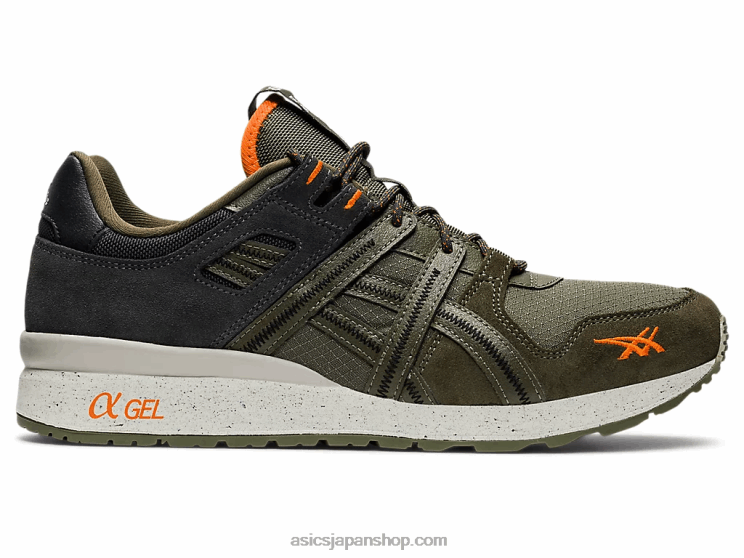 GT-Ⅱ再 L20V1259Asics オリーブキャンバス/ハバネロ