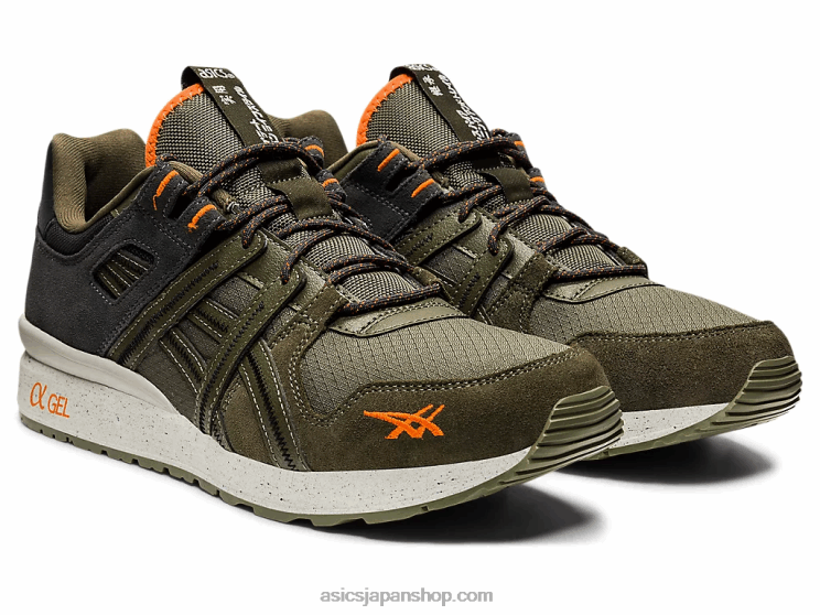 GT-Ⅱ再 L20V1259Asics オリーブキャンバス/ハバネロ