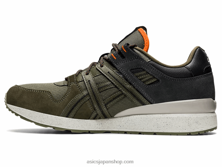 GT-Ⅱ再 L20V1259Asics オリーブキャンバス/ハバネロ