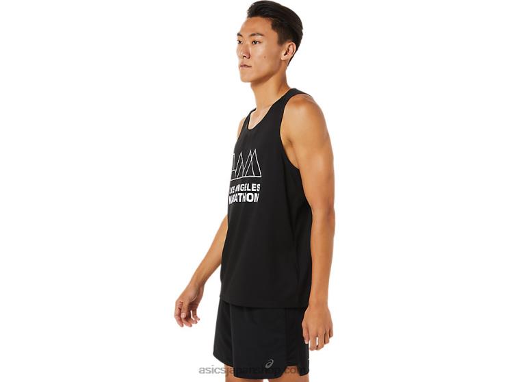 メンズ ラム レディセット II シングレット L20V1617Asics パフォーマンスブラック
