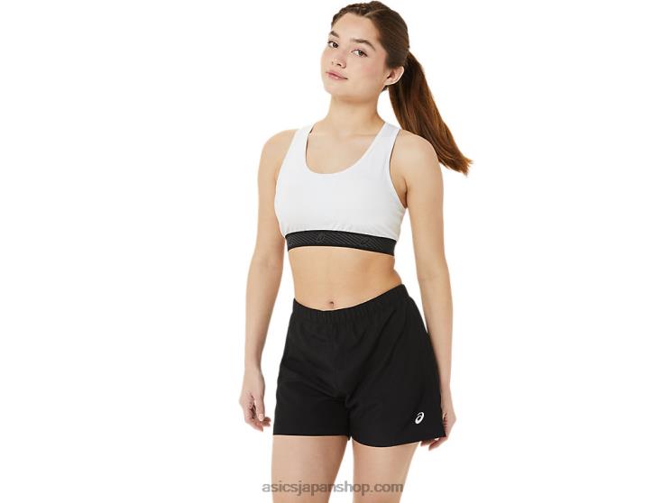 レディース サーキット II パッド入りブラジャー L20V2953Asics ブリリアントホワイト/ブラック