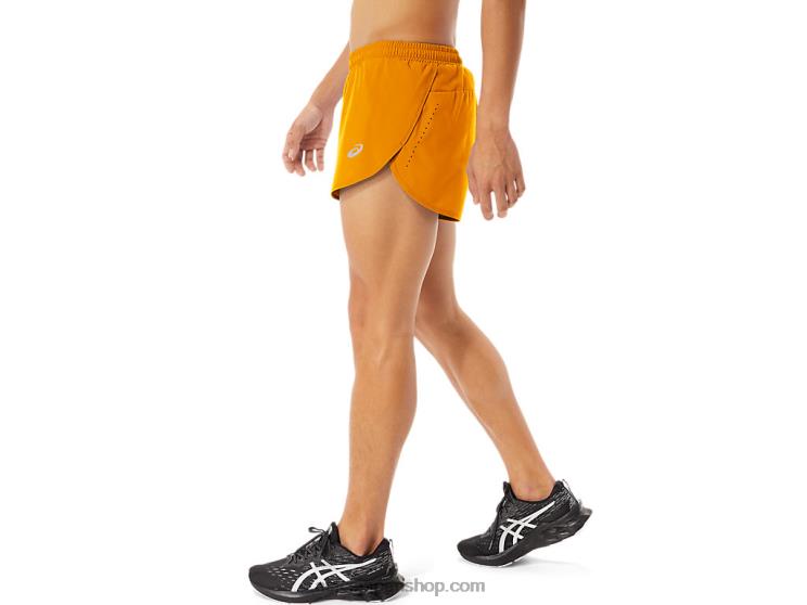 メンズスプリットショート L20V1069Asics アンバー