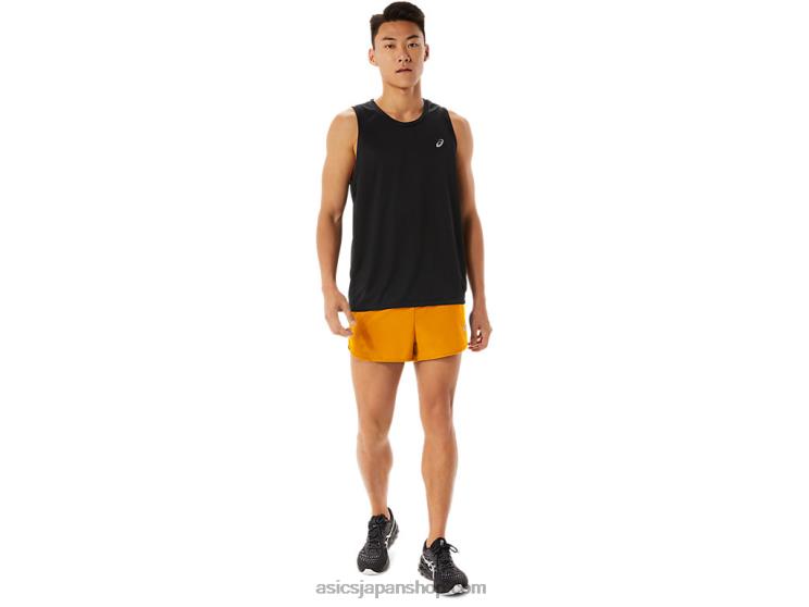 メンズスプリットショート L20V1069Asics アンバー