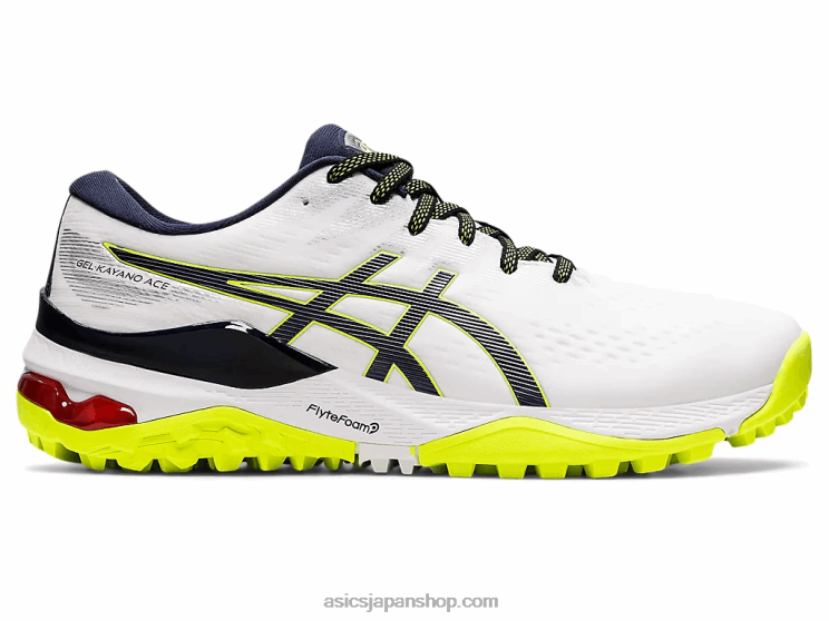 ゲルカヤノエース L20V1195Asics ホワイト/ミッドナイト
