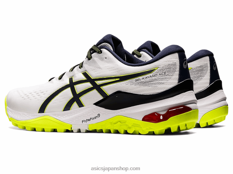 ゲルカヤノエース L20V1195Asics ホワイト/ミッドナイト