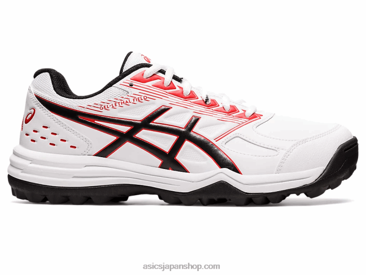 ゲル致死フィールド L20V1196Asics ホワイト/クラシックレッド