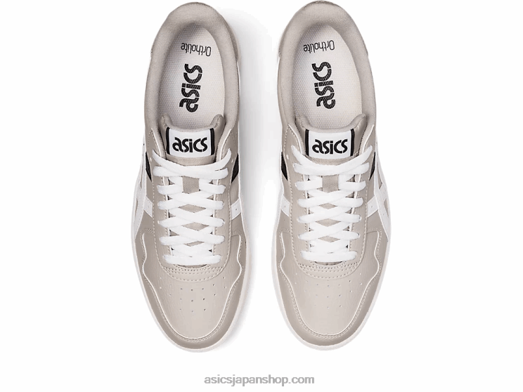 日本 L20V1217Asics オイスターグレー/ホワイト