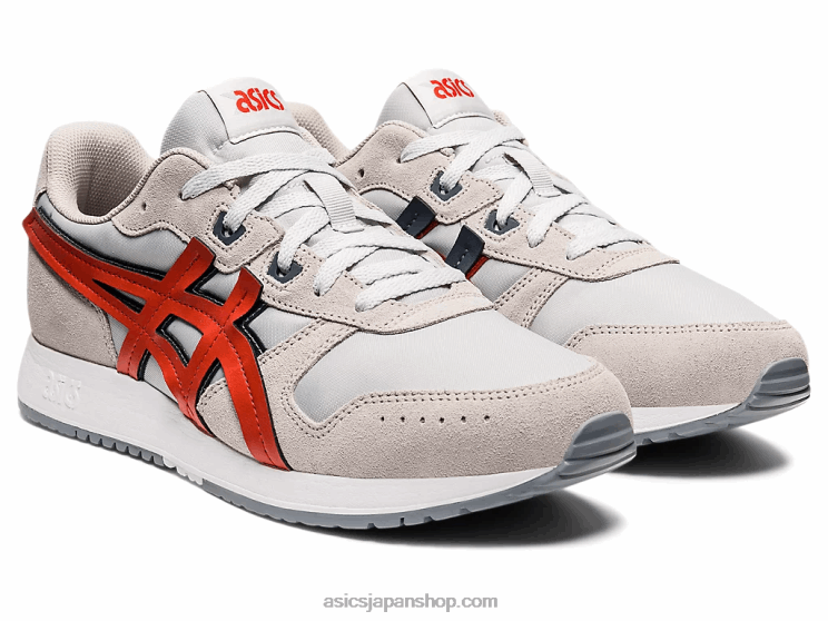 ライトクラシック L20V1335Asics グレイシャーグレー/レッドクレイ