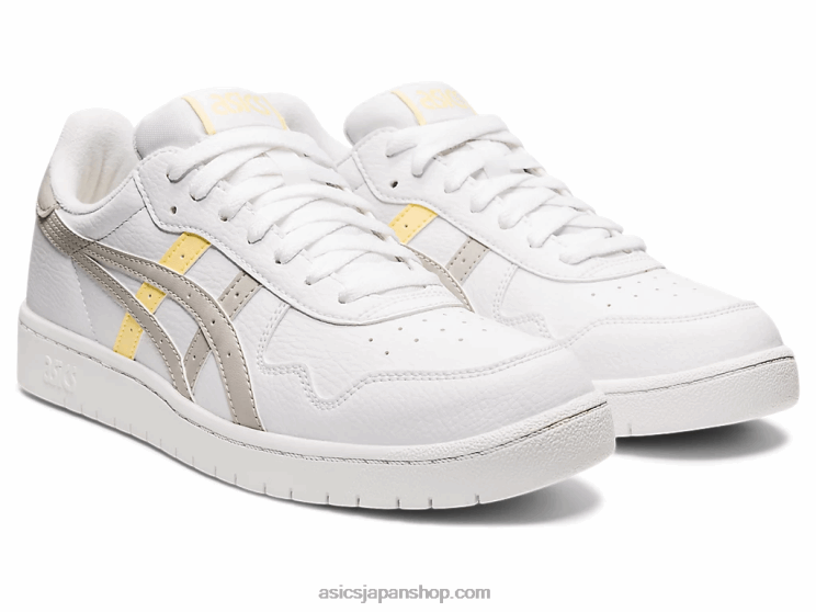 日本 L20V1337Asics ホワイト/オイスターグレー