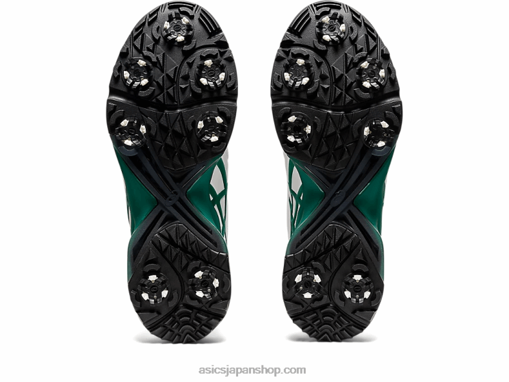 ジェルエースプロエム L20V1373Asics ホワイト/フォレストグリーン