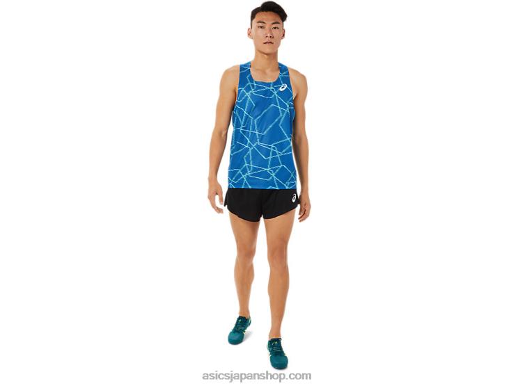 メンズライトメッシュシングレット L20V1397Asics 湖ドライブ