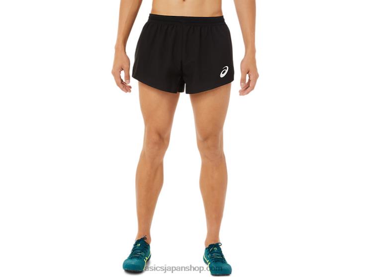 メンズライトメッシュウーブンショートパンツ L20V1399Asics パフォーマンスブラック