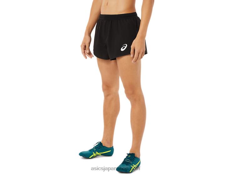 メンズライトメッシュウーブンショートパンツ L20V1399Asics パフォーマンスブラック